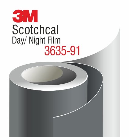 3M 3635-91 Scotchcal Day-Night Light, grey color