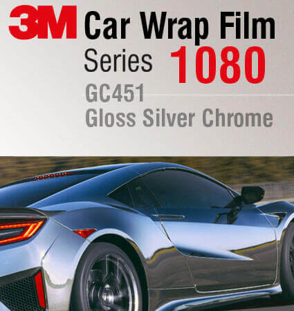 3M Car Wrap Film 1080 - mirror-like films for vehicles