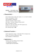 G.O.Q. 2 LED Mini White Shallow - PDF