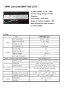 G.O.Q. LED Converter -захранващ драйвер 60W DNT 60S-12V PDF