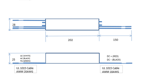 G.O.Q. LED Converter -захранващ драйвер 60W DNT 60S-12V PDF схема