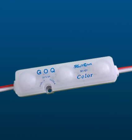 GOQ 3 LED Blue Shallow, blue colored led modules