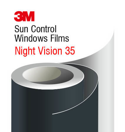 3M Sun Control Window Film Night Vision 35