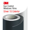 3M Sun Control Window Film Silver 15 Exterior - folie de protecție solară