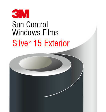3M Sun Control Window Film Silver 15 Exterior
