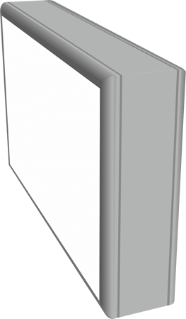 Double-side lightbox flexible face 193mm