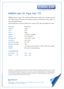 Emblem Latex UV Paper Satin 170 - product bulletin