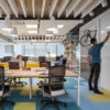 Microsoft offices worldwide use the 3M Whiteboard Film