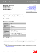 Product bulletin of 3M Décor Overlaminate 8600M-101 PDF