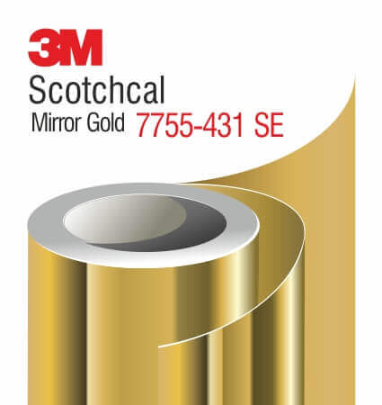 3M Scotchcal 7755-400 Goldfolie & Chromfolie 122cm