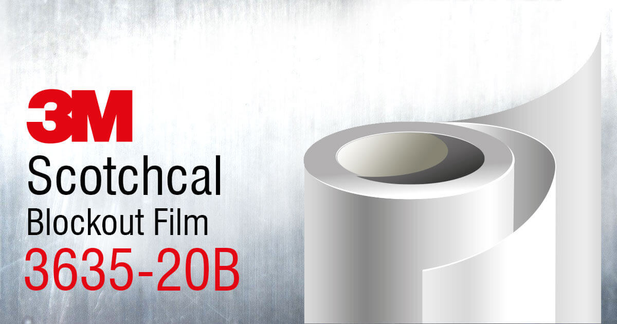 3635-20 Blockout Film | 3M Light Management Films | Partners Ltd.