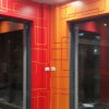 Walls and pillars wrapped with digital printing film 3M IJ180mC
