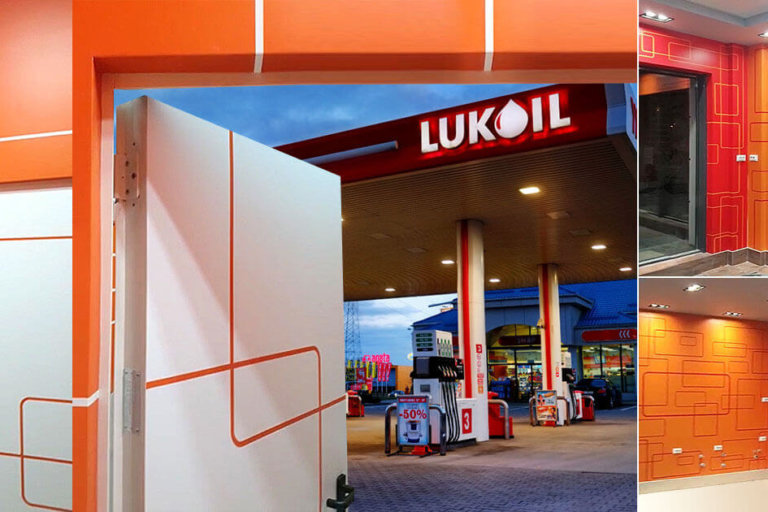 Lukoil petrol station chose the flexible film 3M IJ180mC