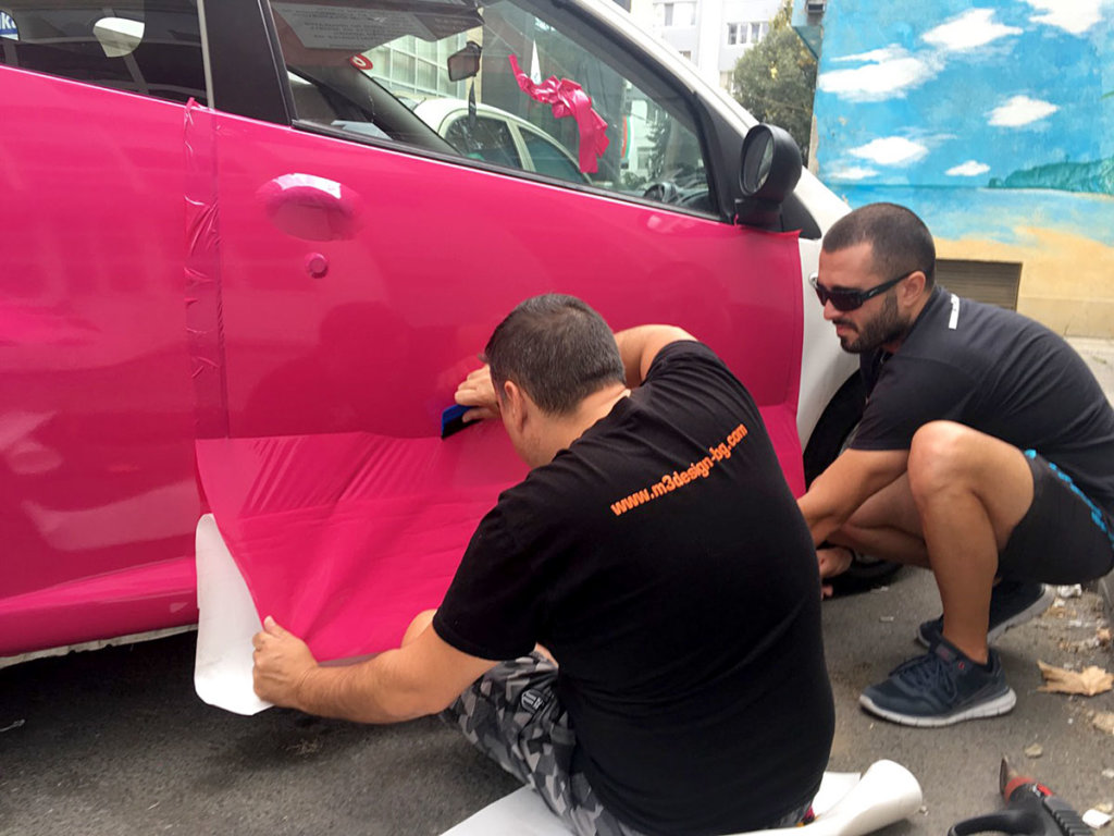 3М Scotchcal 80-1916 Intense pink - complete car wrapping