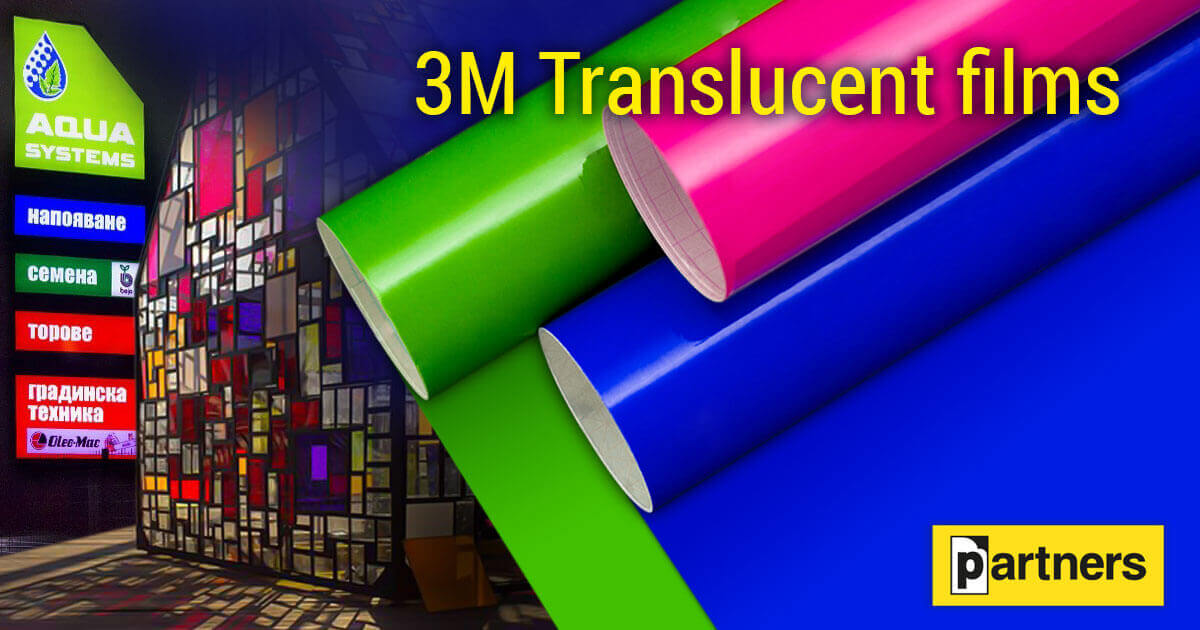 3M Translucent films for illuminated signs and channel letters application