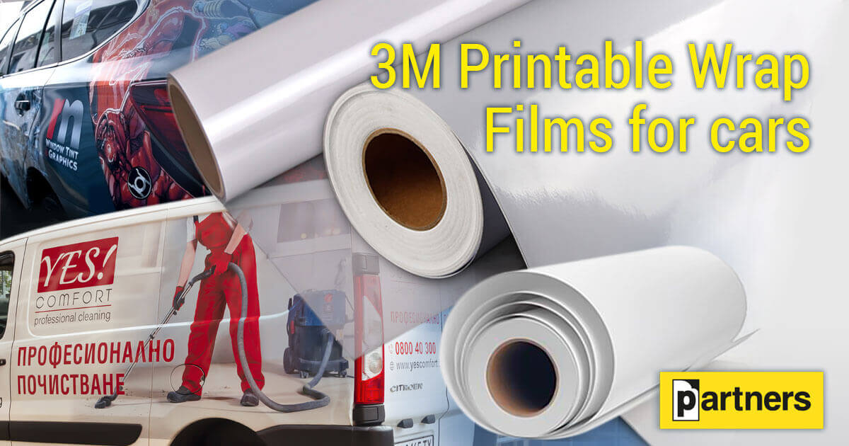 3M Printable Wrap Films for cars Digital printing Media Partners Ltd