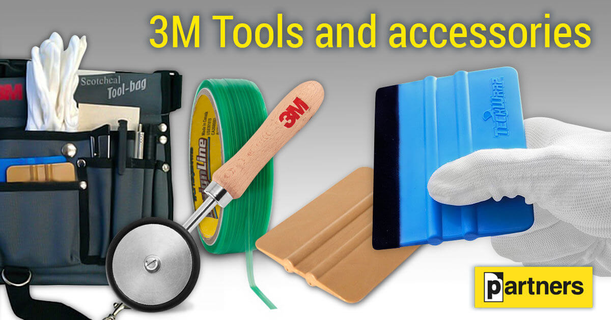 3M Tools and accessories for film installation Partners Ltd
