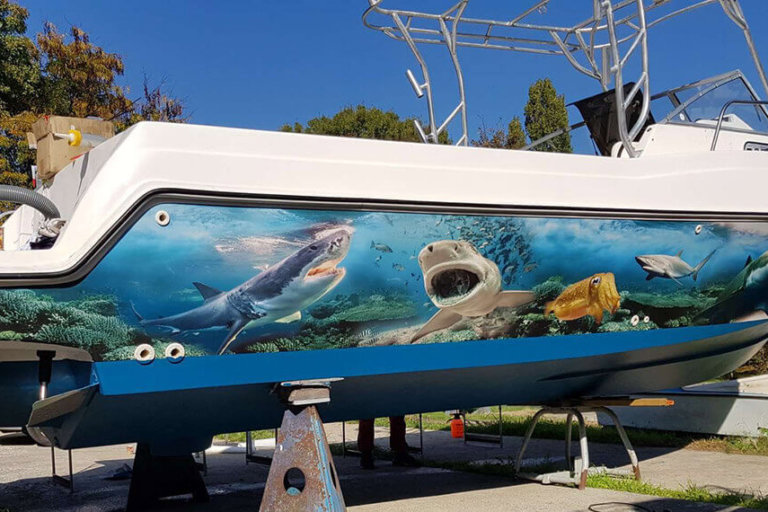 Двумоторен катер с фолио 3M IJ180mC-10