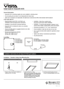 SloanLED Vista - Ръководство за инсталация - PDF