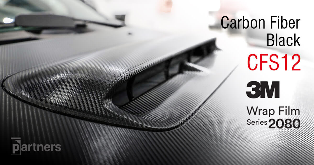 3M 2080 CFS12 Carbon Black Car Wrap Autofolie