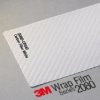3M 2080 Carbon Fiber Car Wrap, white