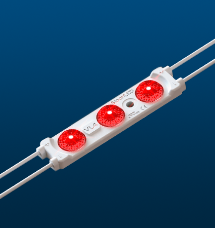 SloanLED VL4 Red (3 Lens/ 3 LED) – червени LED модули