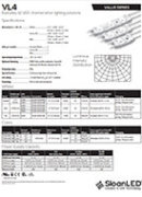 VL4 Spec Sheet - характеристики SloanLED