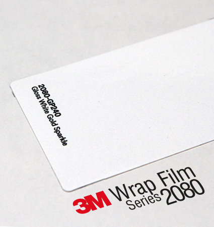 3M 2080 Wrap Film Series GP240 Gloss - блестящ бял цвят, гланц