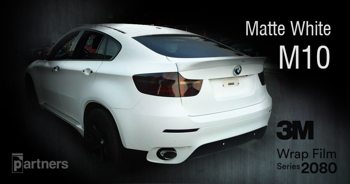 3M™ Wrap Film 2080 Autofolie M10 Matte White