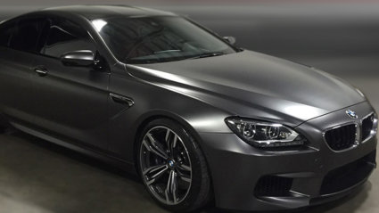 BMW M6 Satin Dark Grey Wrap