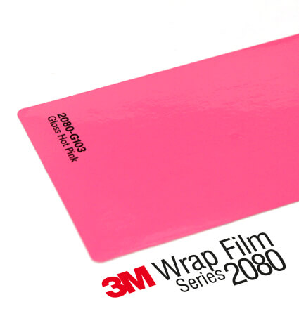 3M Scotchprint Hot Pink Wrap Film 8"x72" 4sq ft.
