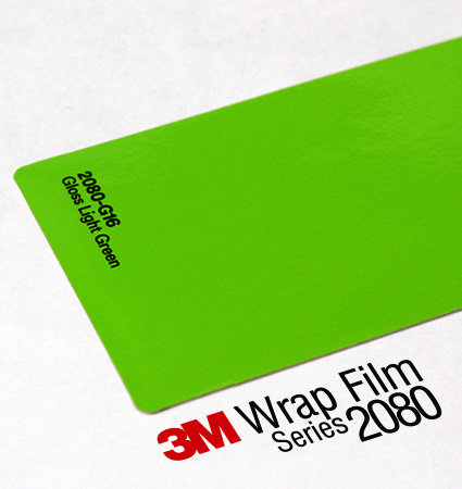 3M 2080 Wrap Film Series G16 Light Green - светло зелен, гланц