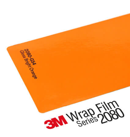3M 2080 Wrap Film Series G54 - Наситено оранжево, гланц