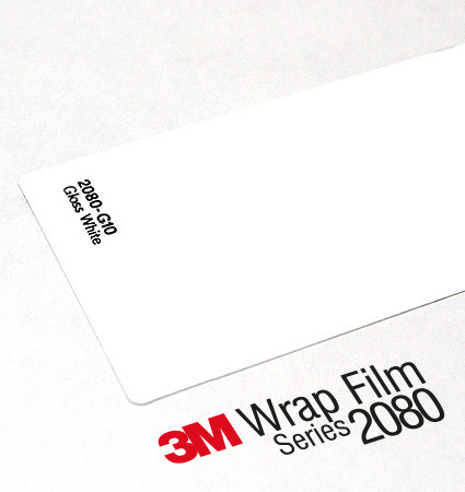 3M 2080 Wrap Film Series G10 Gloss White, Colors