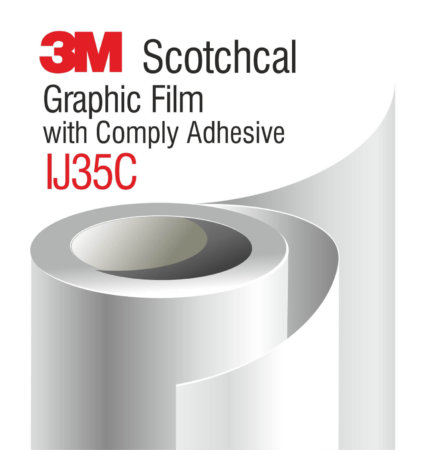 3M-Scotchcal-Graphic-Film-with-Comply-Adhesive-IJ35C бял мат