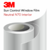 3M Sun Control Window Film Neutral N70 Interior