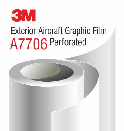 3M Exterior Aircraft Graphic Film A7706 | Wide format graphics films |