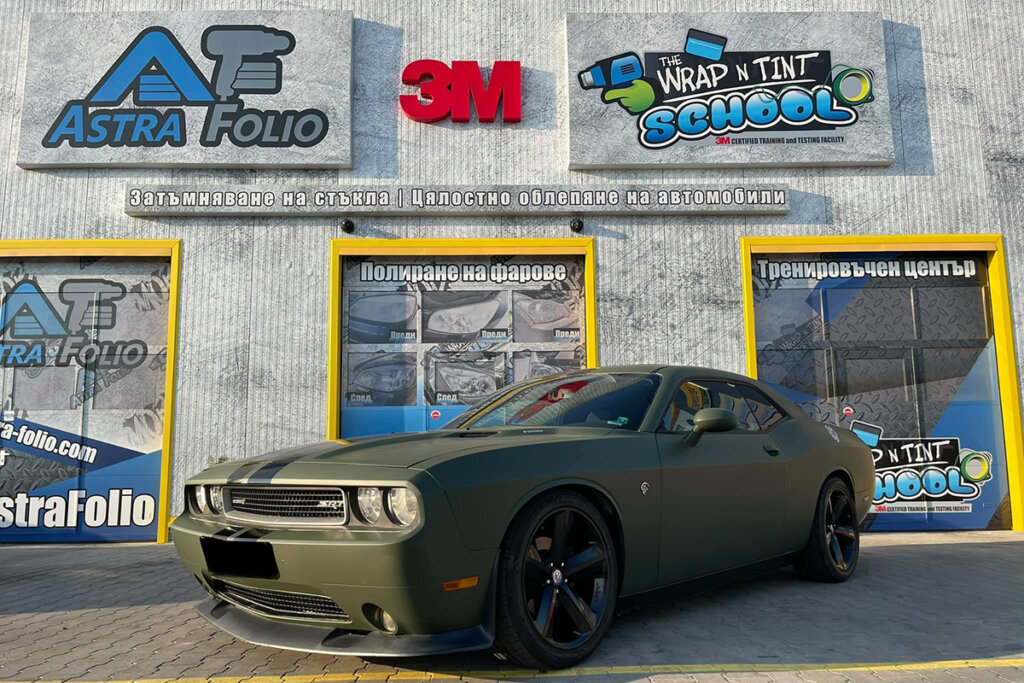Dodge was wrapped with 3M 2080 car wrap series