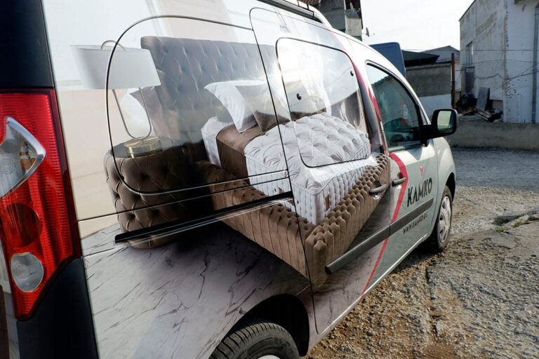 Branding company car with 3M film, by Varna Folio