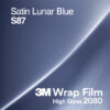 3M™ Wrap Film 2080-S87 Satin Lunar Blue