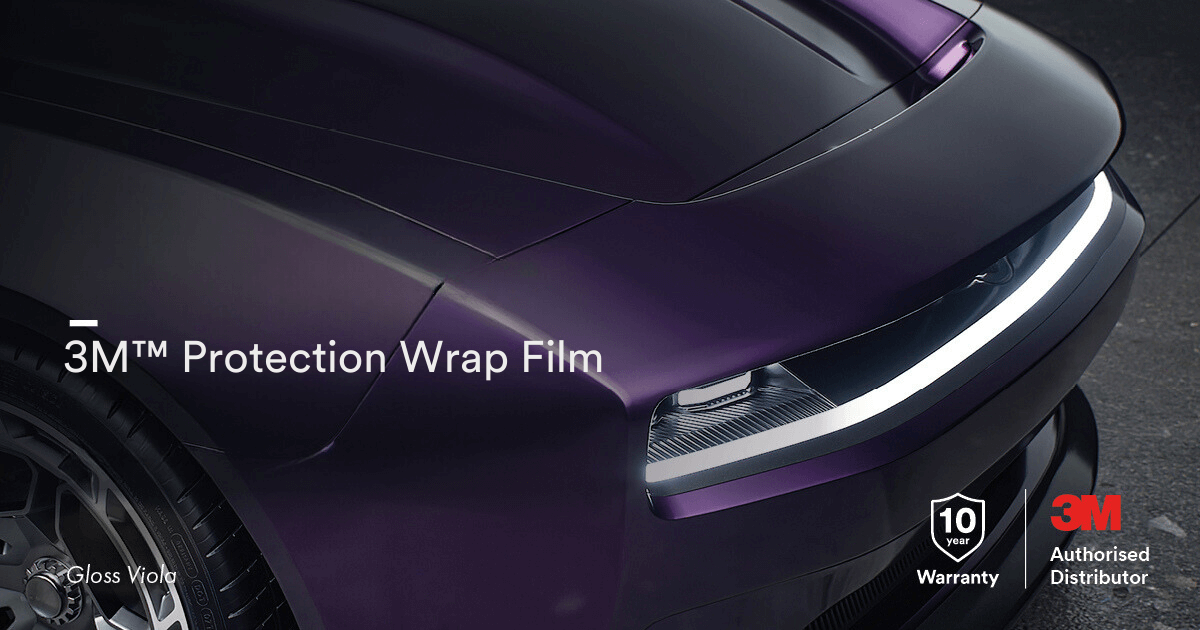 PWF Gloss Viola 3M Protection Wrap Film G248 в цвят Viola
