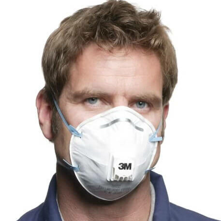 3M™ 8822 FFP2, маска с клапан