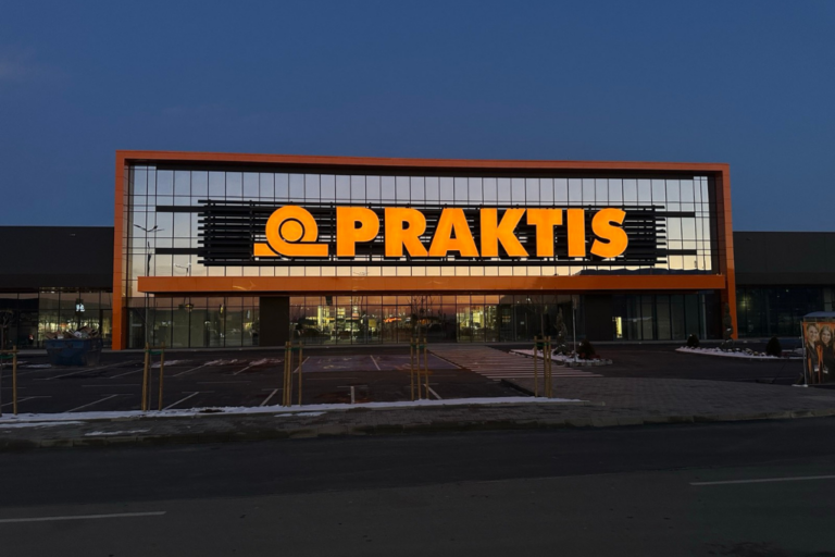Praktis channel letters with 3M Translucent film Praktis channel letters with 3M Translucent film