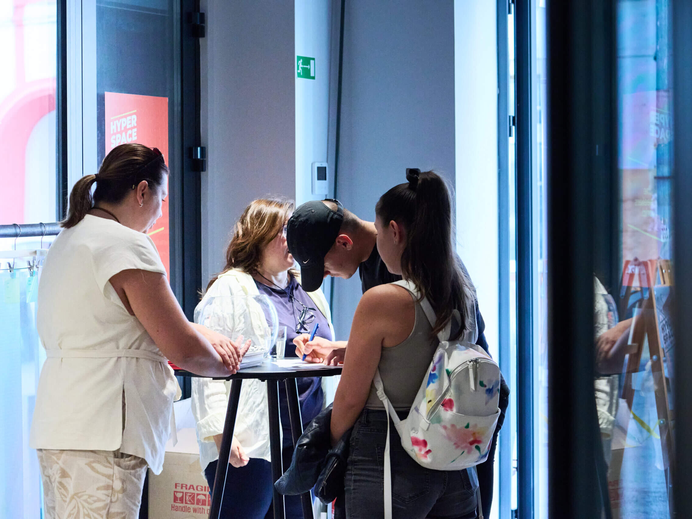 Footage from the Redesign event organized by Partners and AIDB