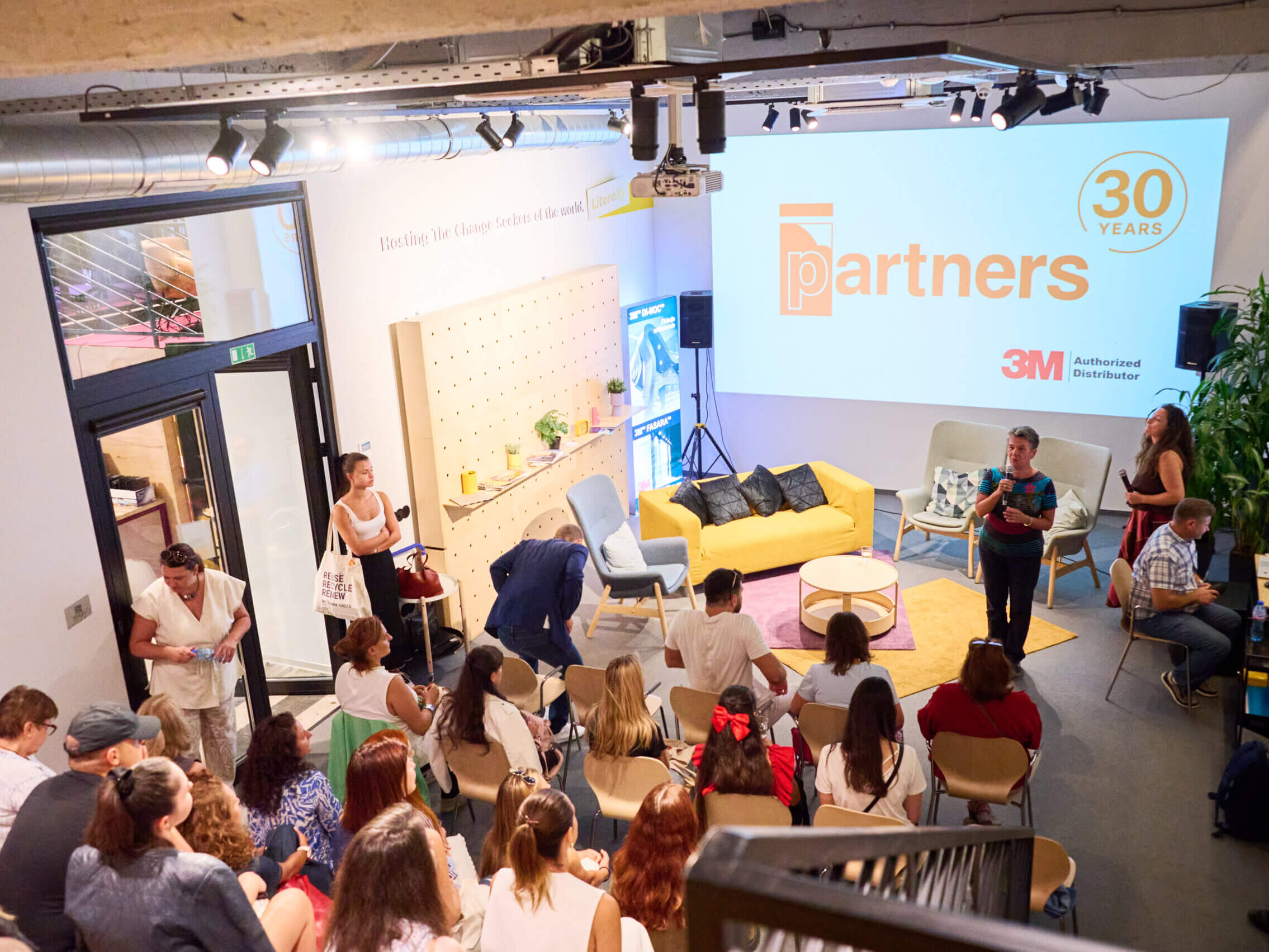 Footage from the Redesign event organized by Partners and AIDB