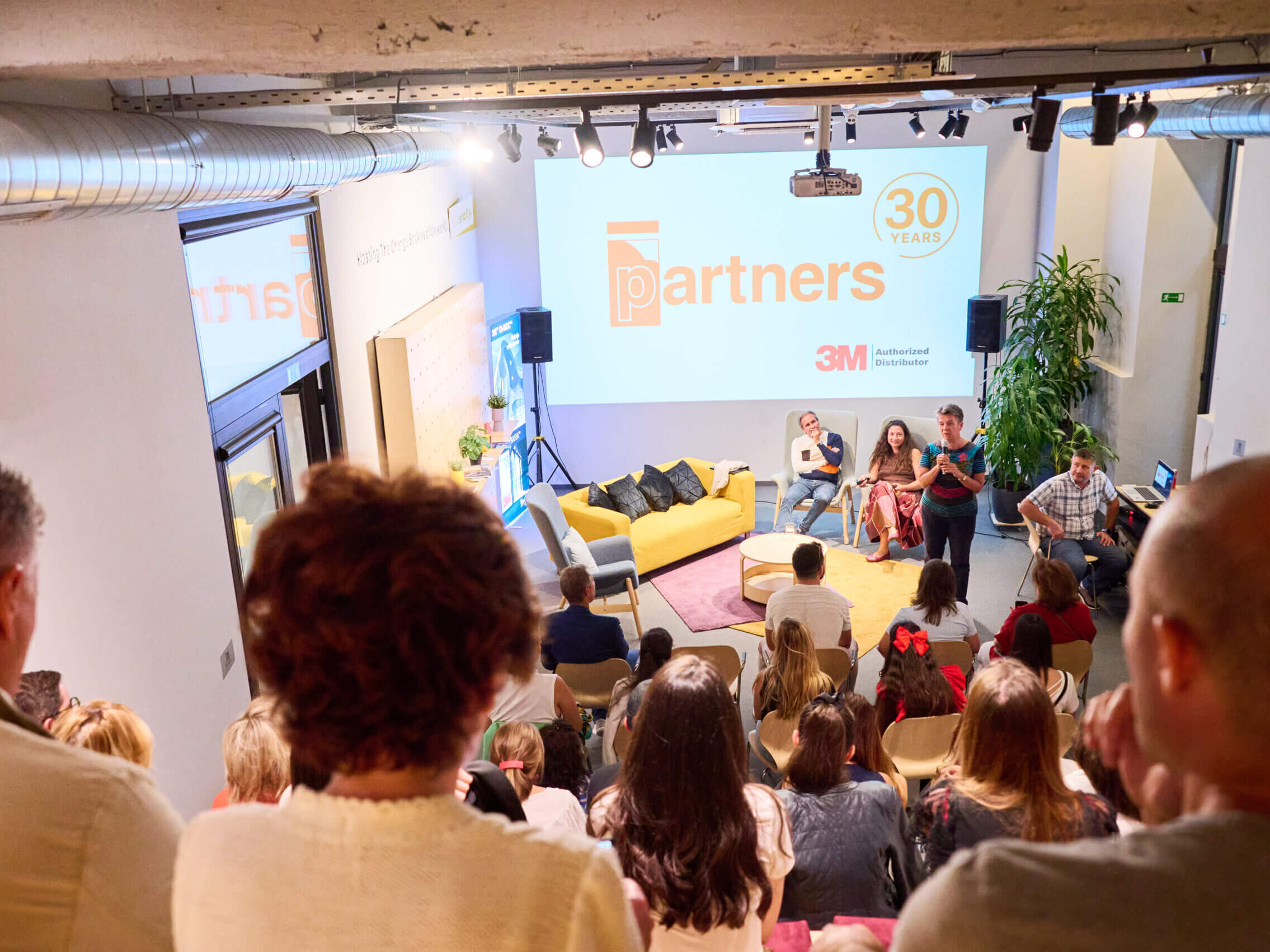 Footage from the Redesign event organized by Partners and AIDB