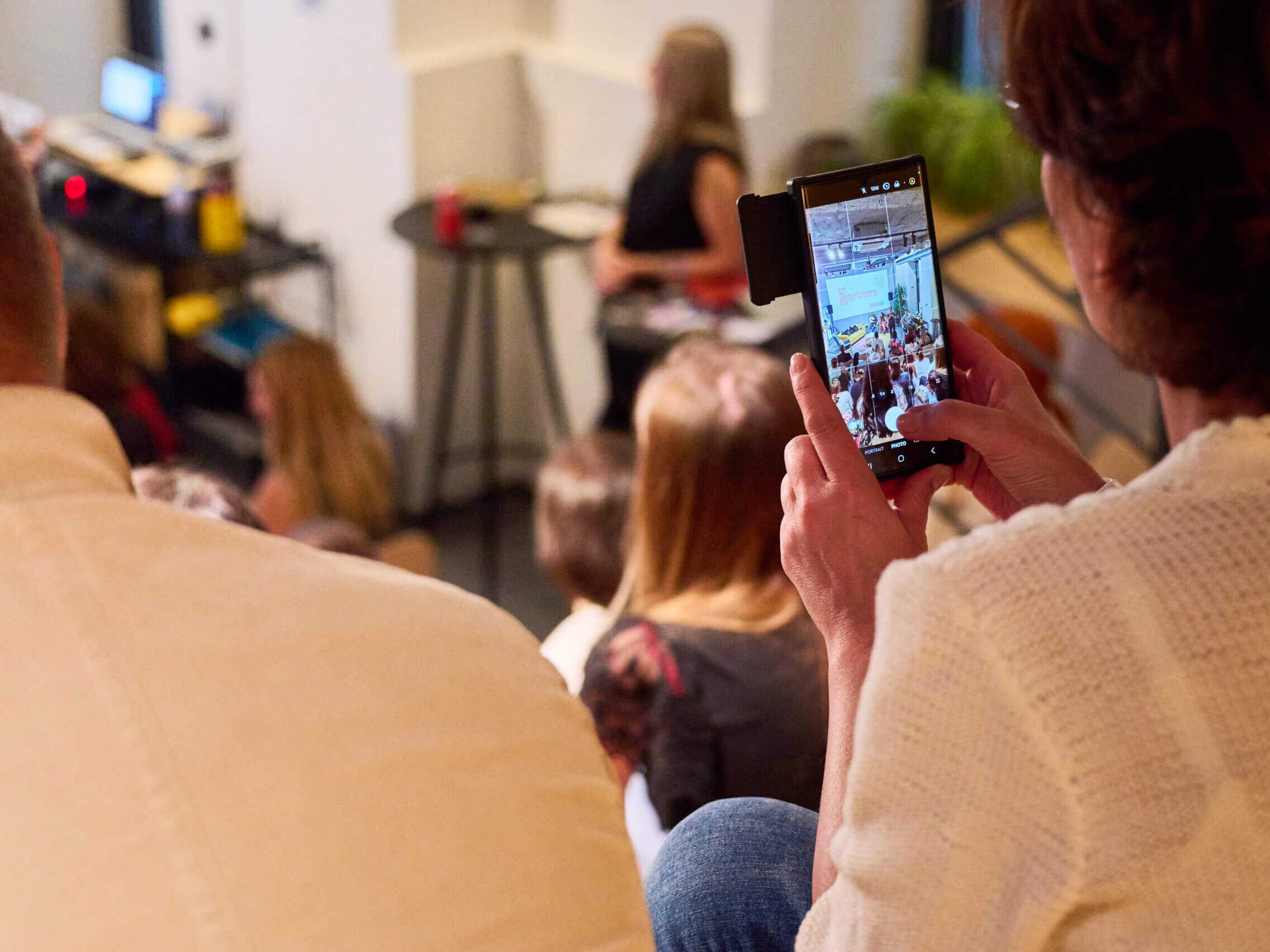 Footage from the Redesign event organized by Partners and AIDB