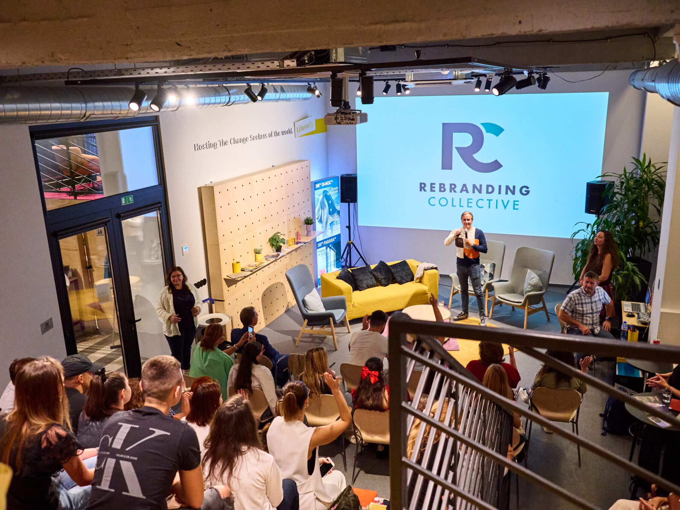 Footage from the Redesign event organized by Partners and AIDB