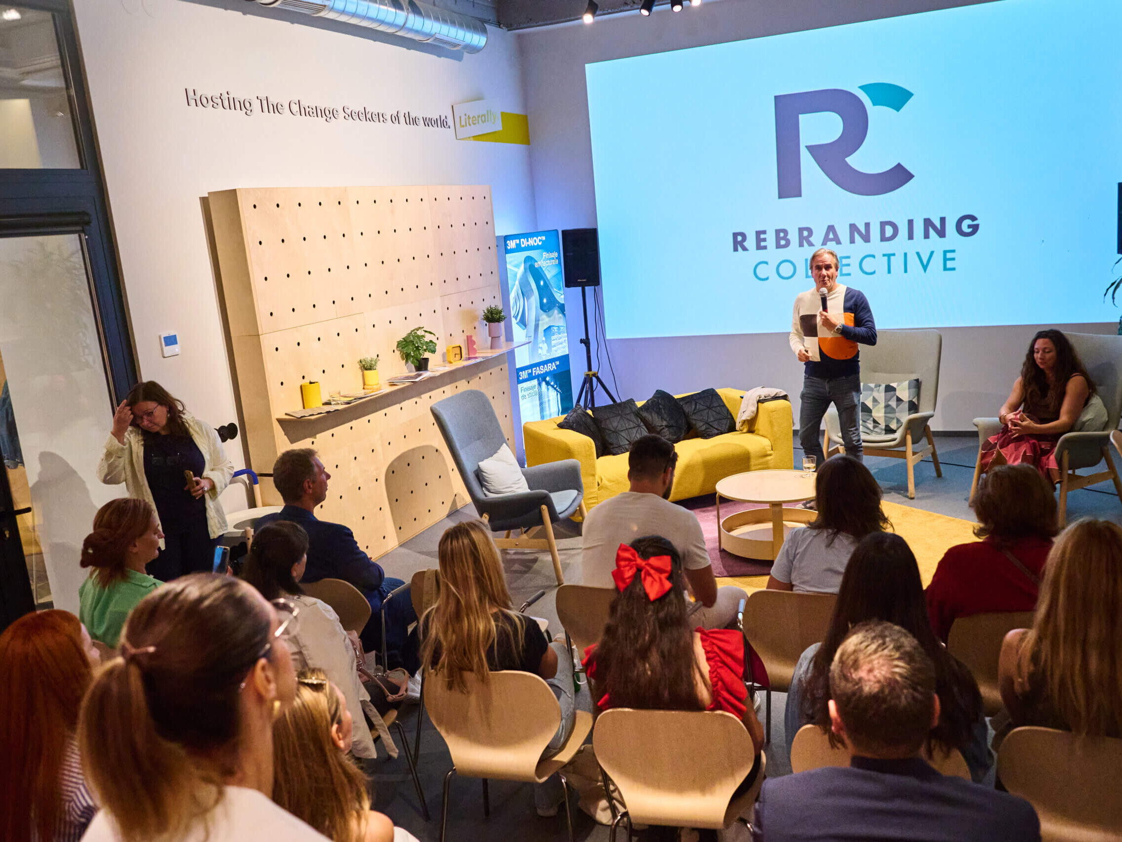 Footage from the Redesign event organized by Partners and AIDB