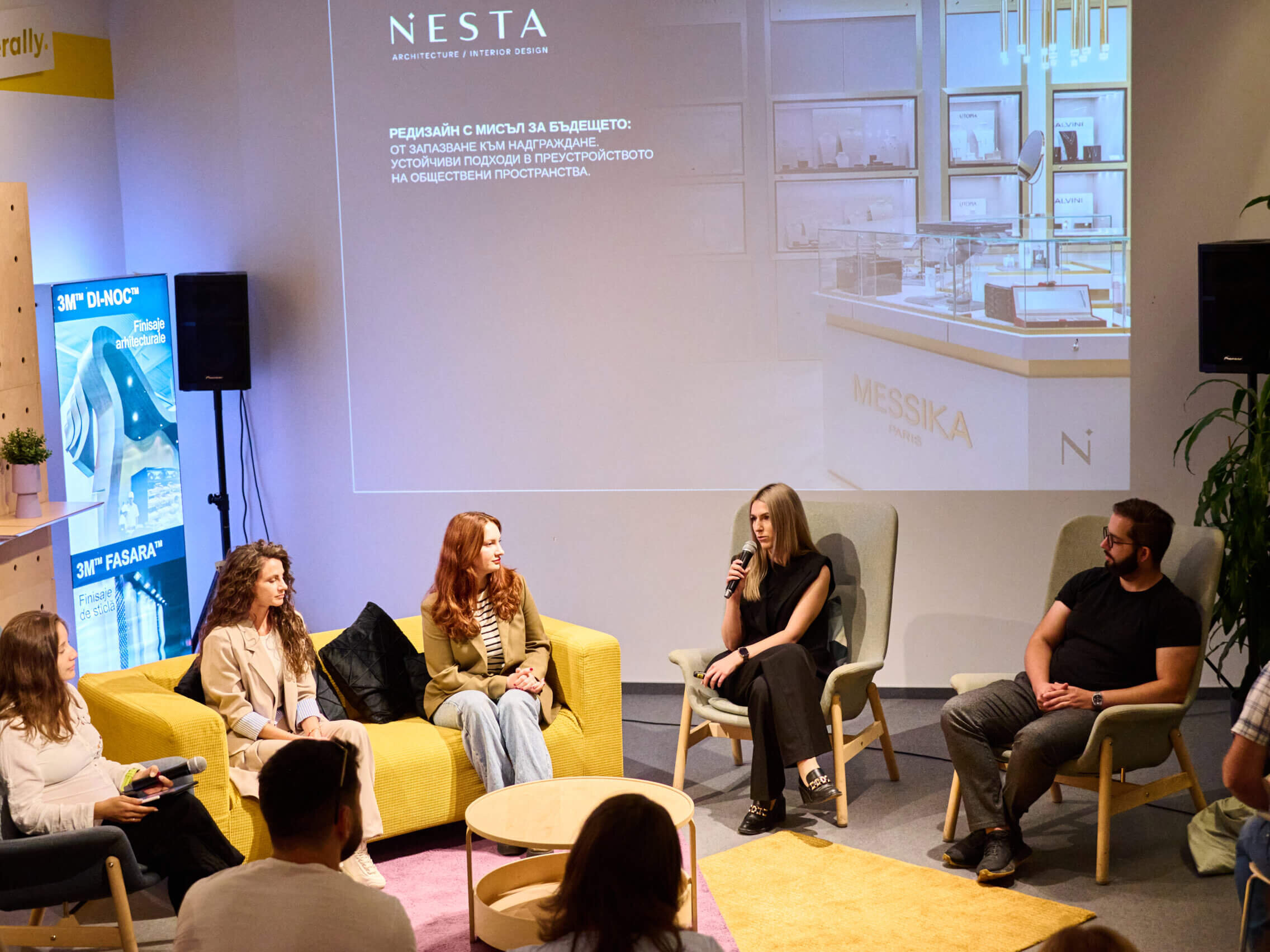 Footage from the Redesign event organized by Partners and AIDB